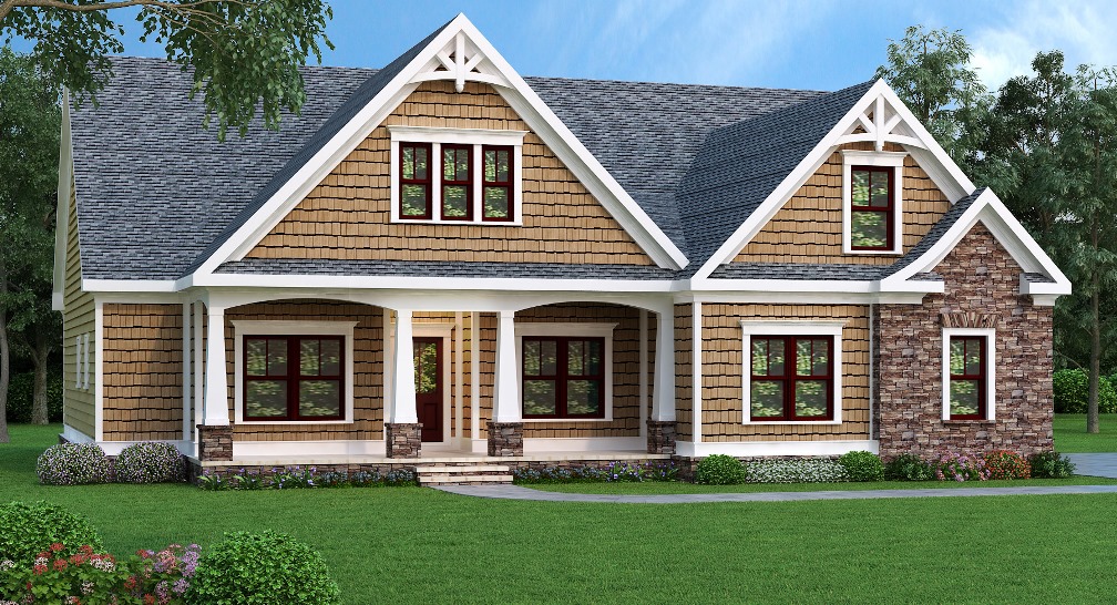 Craftsman Plan 1946 Square Feet 3, Most Popular 2 Story House Plans