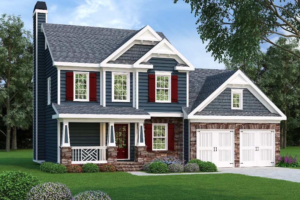 Country Plan: 1496 square feet, 3 bedrooms, 2 bathrooms, Nicholson