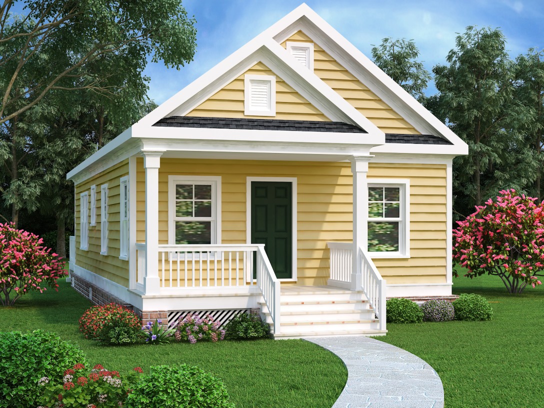 Traditional Plan: 966 square feet, 2 bedrooms, 1 bathrooms, Patterson