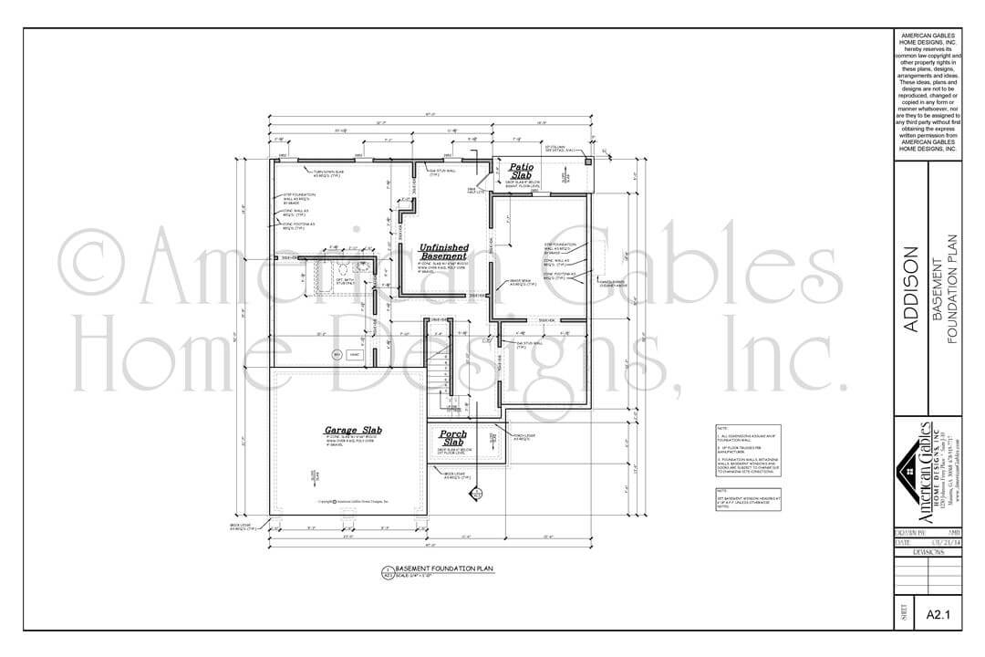 House Plan Examples American Gables Home Designs