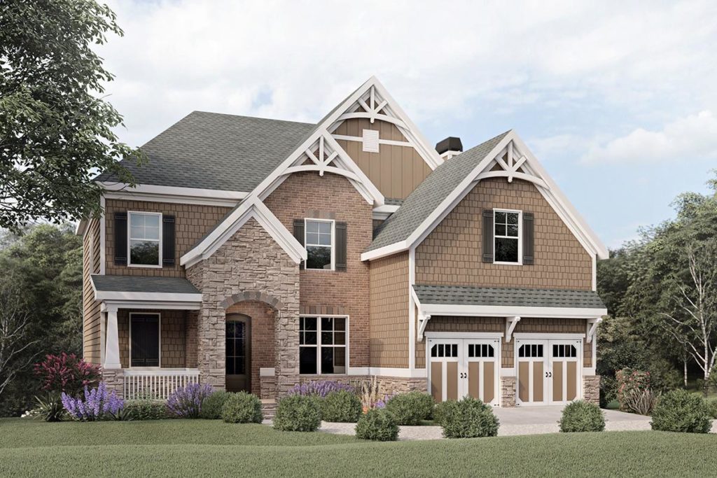 Craftsman Plan: 2925 square feet, 4 bedrooms, 4 bathrooms, Barnesville