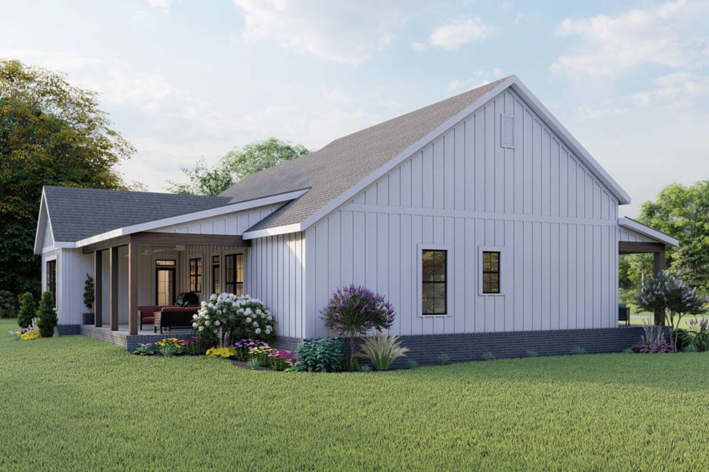 Farmhouse Plan: 2102 square feet, 3 bedrooms, 2 bathrooms, Amber