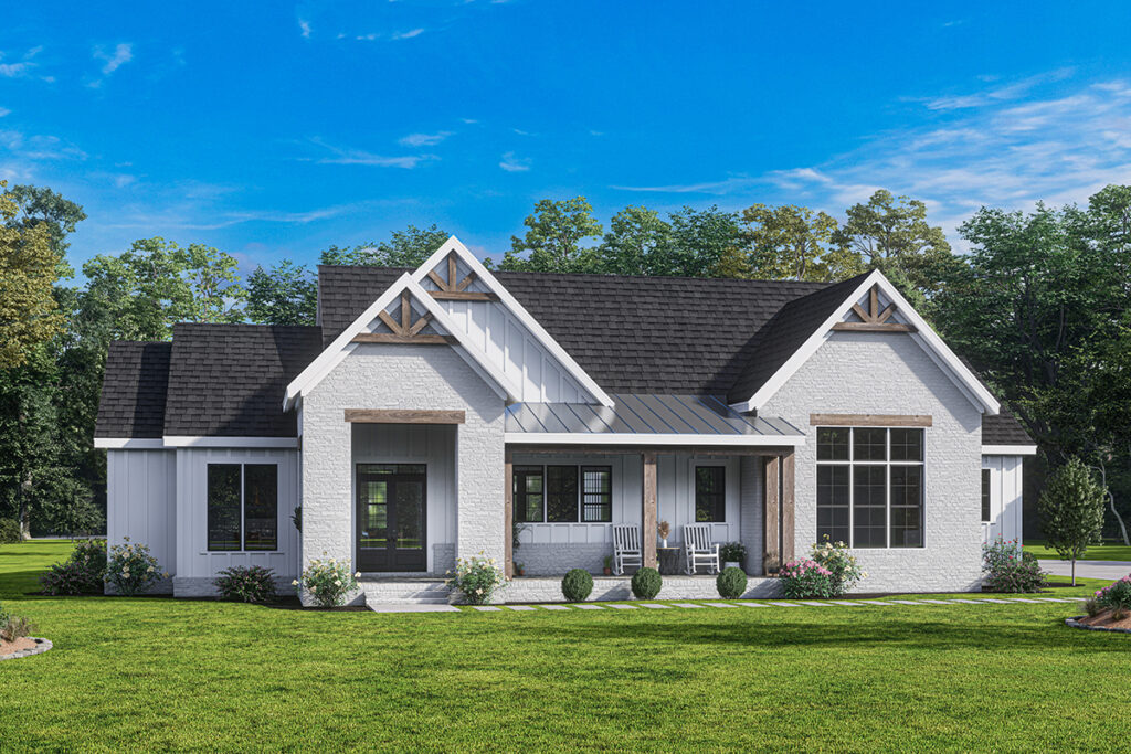 Country Plan: 2159 square feet, 3 bedrooms, 2 bathrooms, Avery Sage